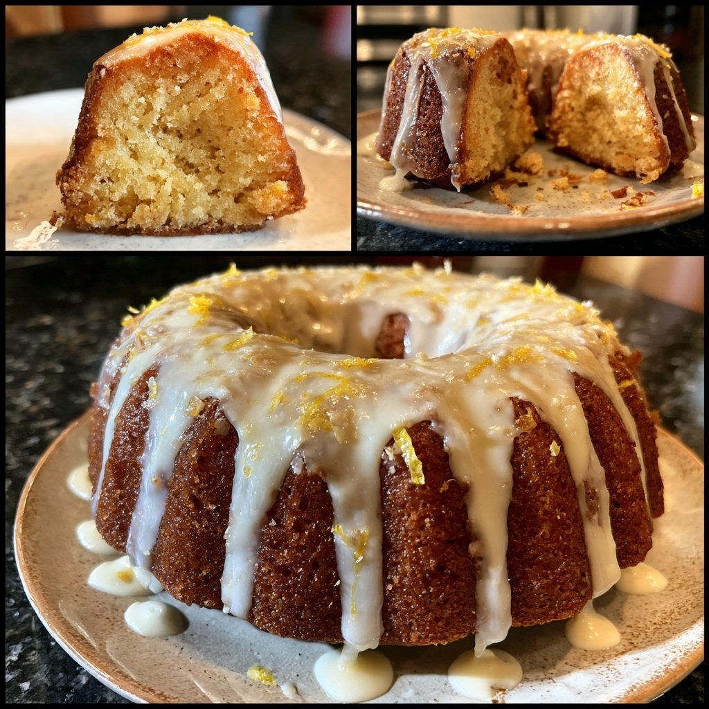 Zitronenkuchen mit Frischkäsecreme