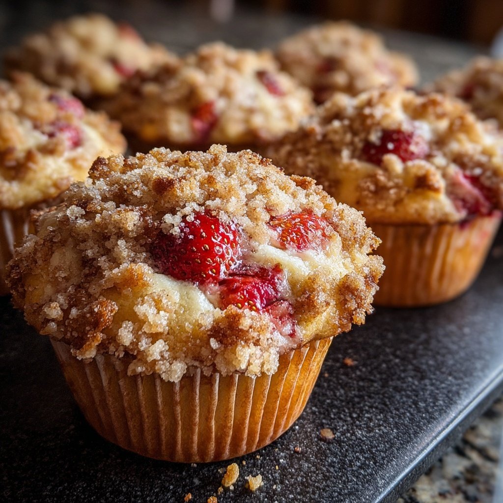 Erdbeer Streusel Muffins