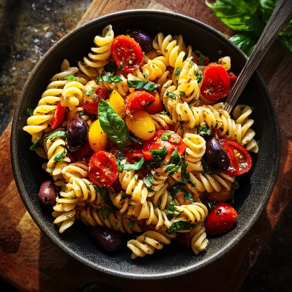 Mediterraner Nudelsalat Schnell