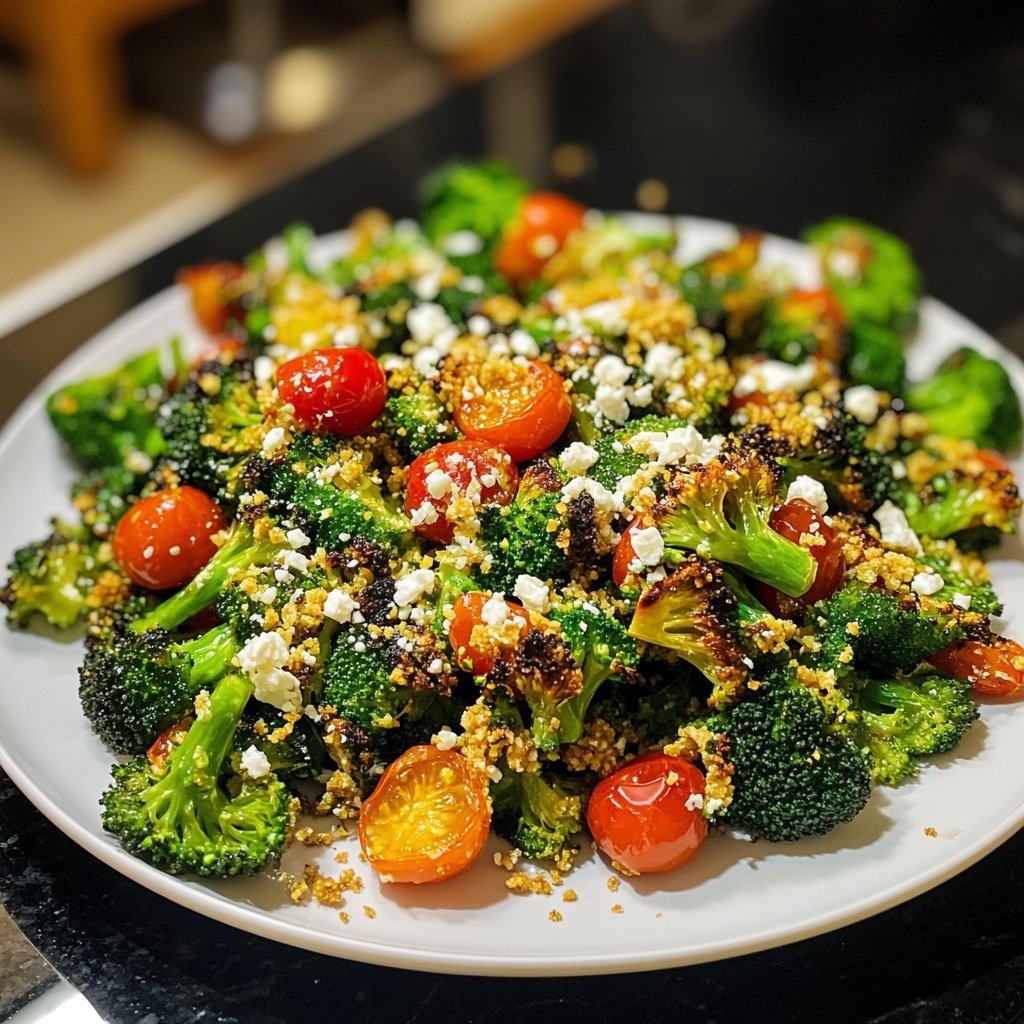 Knuspriger Brokkoli-Glückssalat