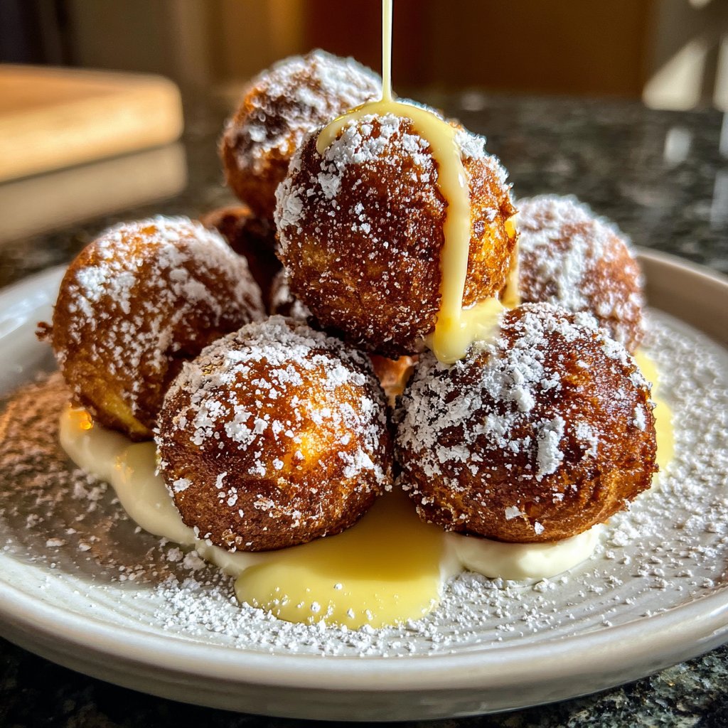 Quarkbällchen mit Vanillequark