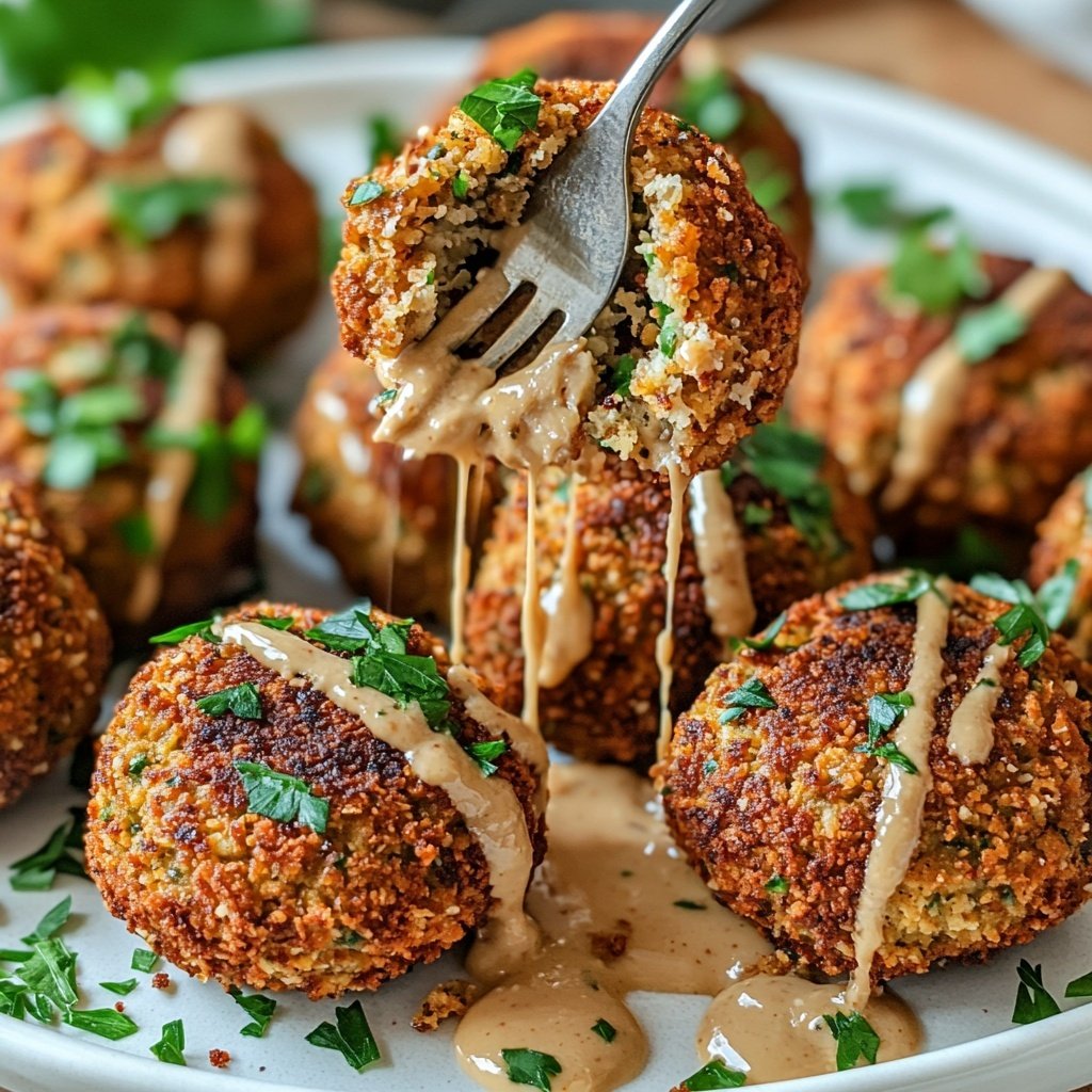 Falafel mit Tahini-Sauce