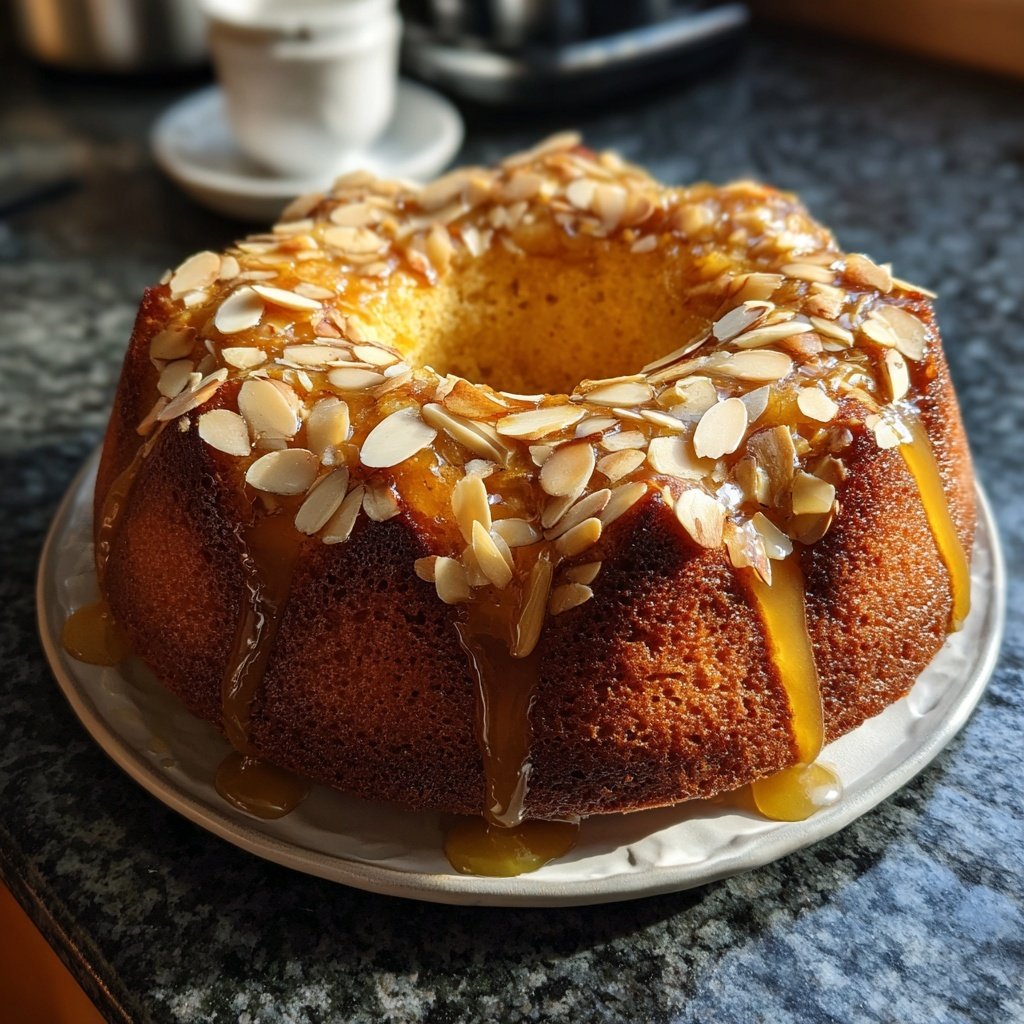 Karottenkuchen Mit Honig Und Mandeln