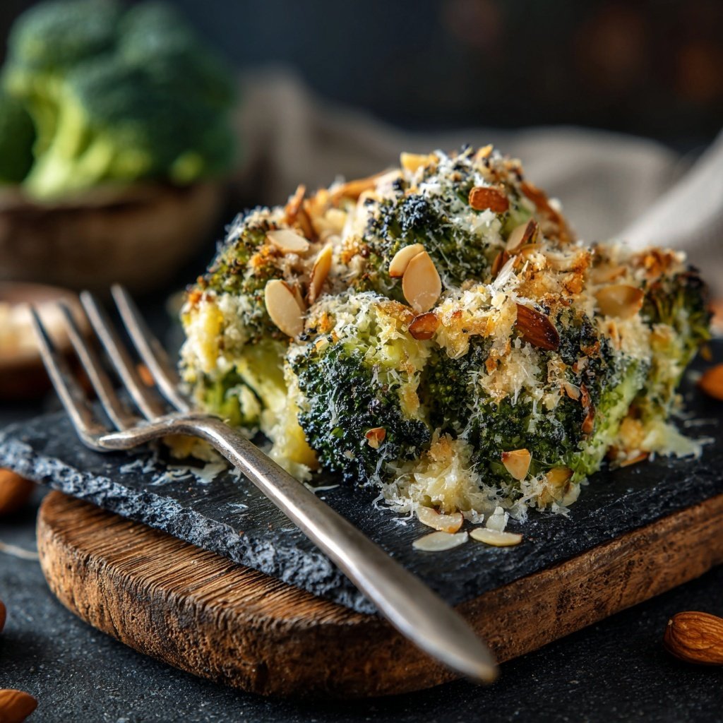 Brokkoli Mandel Auflauf Mit Parmesan