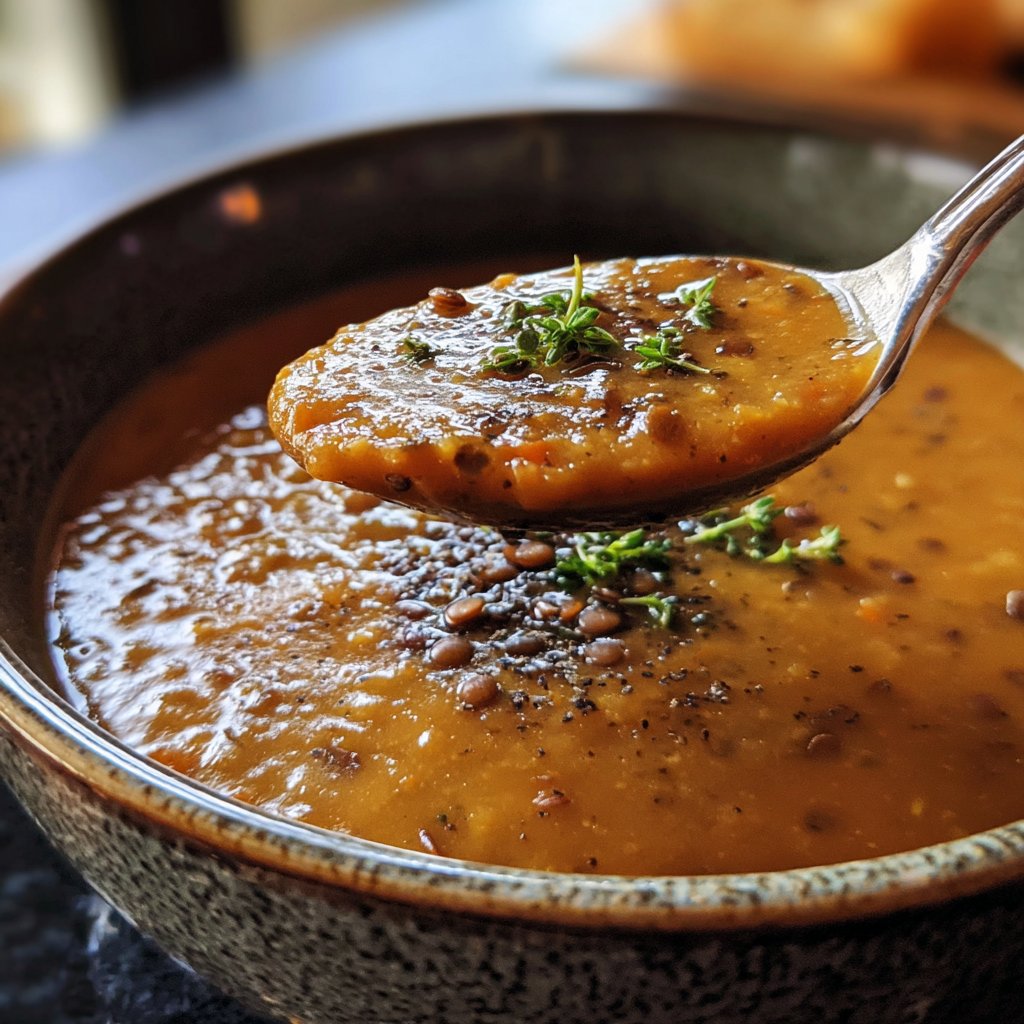 Linsensuppe mit Kreuzkümmel